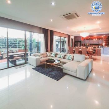 *****บ้านเดี่ยวมือสองย่านนนทบุรี ม.เพอร์เฟคมาสเตอร์พีช เซนจูรี่ รัตนาธิเบศร์ #หลังมุม เนื้อที่กว้างขวางจุใจสุดๆ ถึง 205.3 ตร.ว. ฟังก์ชันจัดหนักถึง 6 ห้องนอน6 ห้องน้ำ 4 ที่จอดรถ คฤหาสน์หรูหรา สไตล์โมเดิร์น มีระดับทันสมัย บนทำเลติดถ.รัตนาธิเบศร์  ใกล้รถไฟฟ้าสายสีม่วง "สถานีไทรม้า" และทางด่วน